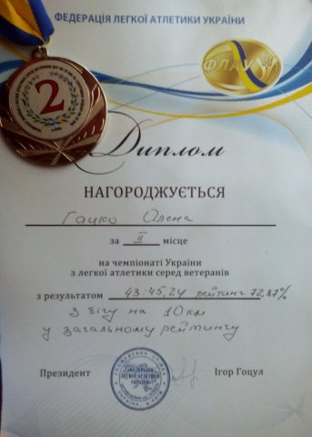 Чемпіонат України з легкої атлетики серед ветеранів