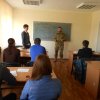 Зустріч студентів з керівником військово-патріотичного табору «Азовець»